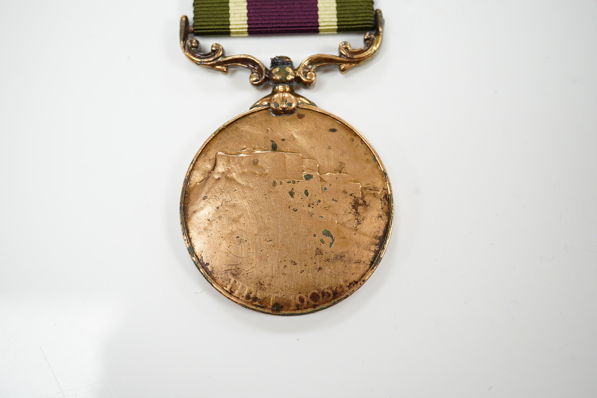 A Tibet Medal, 1905, bronze with Gyantse clasp to Servant Abdul Ghafur 27 (Bengal) Indian Mountain Bty